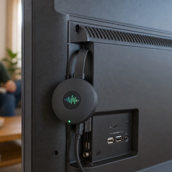 FácilTV 2026 conectado al HDMI del televisor