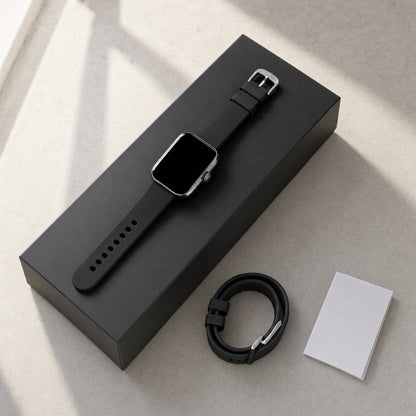 GlucoReloj — contenido de la caja
